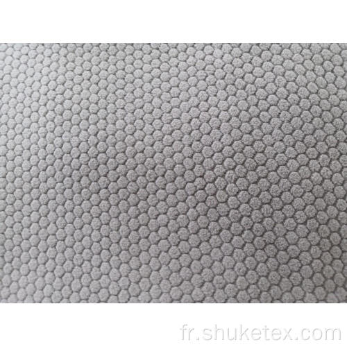Tissu Jacquard polaire 100% polyester